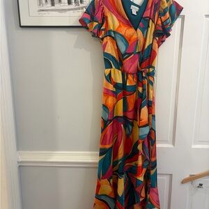 Nicole Miller Multicolor Maxi Dress